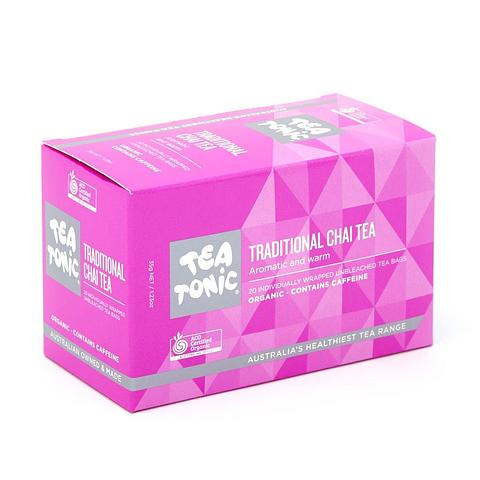 TRADITIONAL CHAI TEA* 20 TEABAGS - BOX