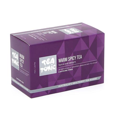 WARM SPICY TEA 20 TEABAGS - BOX